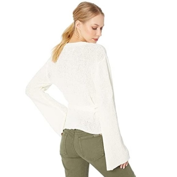 Cupcakes and Cashmere Imelda Faux Wrap Sweater - Picture 2 of 8